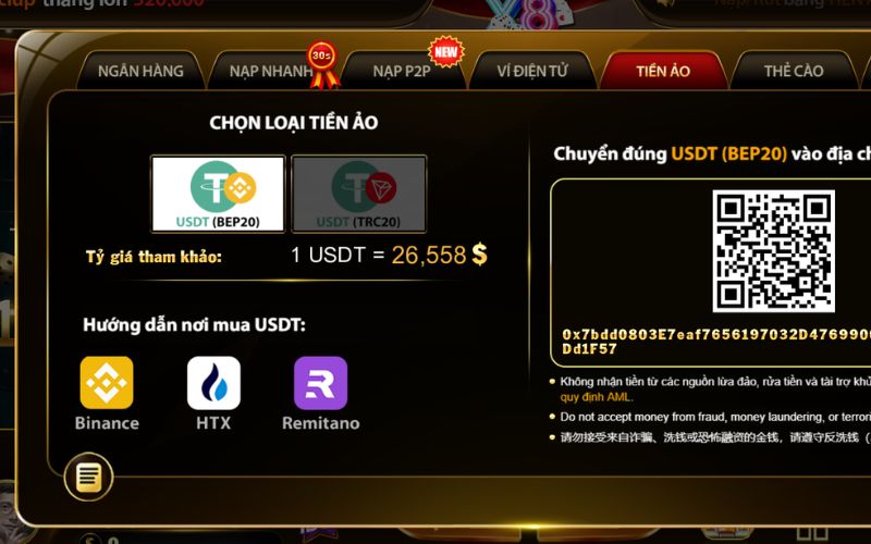 cách nạp tiền nhà cái đơn giản cho người mới