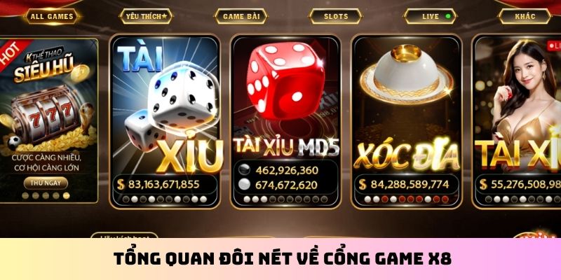 Tổng quan đôi nét về cổng game X8